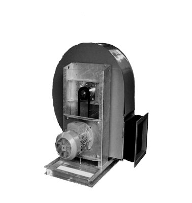 VRE belt driven kunststof centrifugaal ventilator van Mietzsch - DE WIT ventilatoren